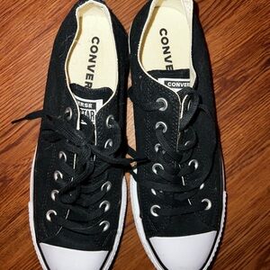 Converse Black and White Canvas Shoes